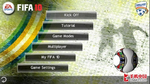 《FIFA 10》游戏界面(点击放大)