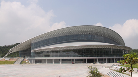 深圳世界大运会场馆出用集装箱活动房建的 市