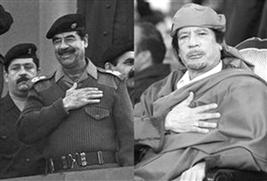 卡扎菲42年漫长统治终结