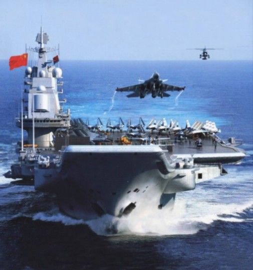资料图:震撼的中国航母战斗群cg