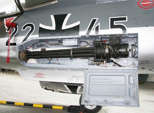 在航空运用上,第一架搭载m61系列机炮的飞机是f-104"星辰斗士"式(star