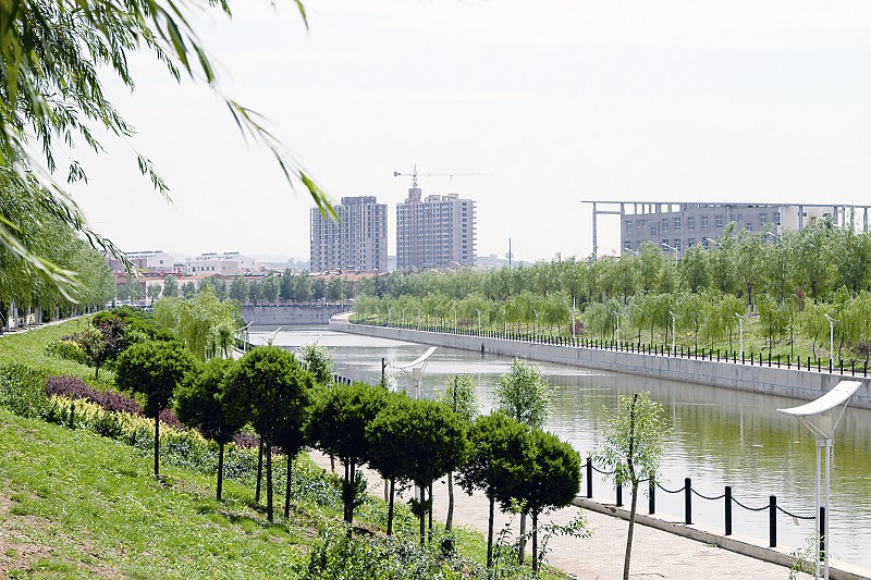 绿色,让水城更美丽沁县打造森林水城(图)