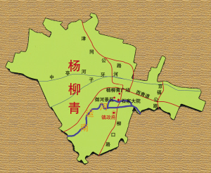 京杭大运河杨柳青段(图)图片