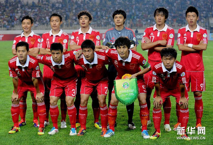 世界杯预选赛:中国队对阵新加坡队[高清](组图