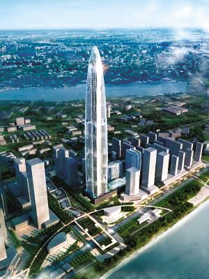 武汉拟在整体搬迁后的汉正街建造666米的超高