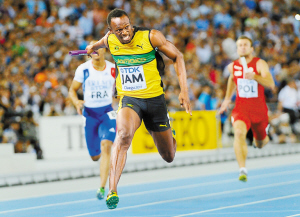 田径世锦赛收官 牙买加破男子4×100米世界纪录