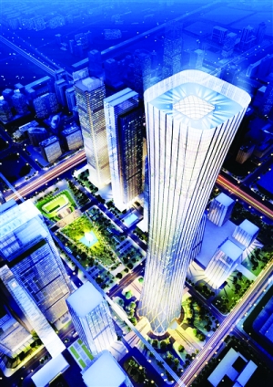 北京将建510米高摩天楼 造型为"中国尊"(图)