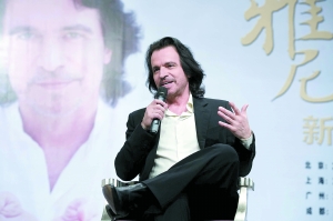雅尼14年后再访京城 下月初奏响"新世纪音乐"