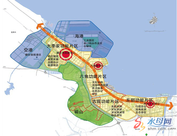 烟台中心城区新蓝图亮相 8区详细规划出炉(图