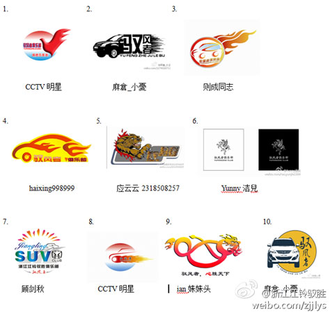 驭胜俱乐部口号logo最终票选