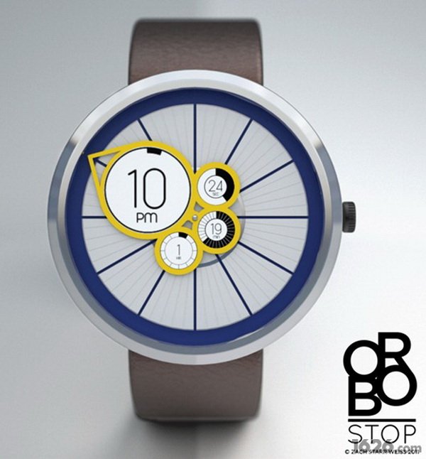 超具设计感与时尚感的Orbo手表(组图)