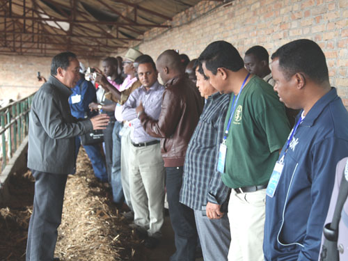 非洲法语国家农业节水灌溉新技术培训班学员考