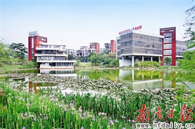 中国东莞留学人员创业园坐落在风景如画的松山