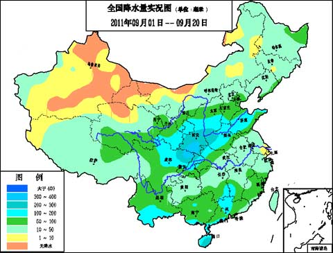 西北黄淮秋雨不断致灾重 未来十天降雨暂歇(组图)