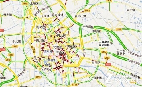 [天津]谷歌地图新增12城市 实时交通路况
