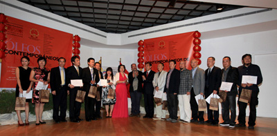 驻委内瑞拉大使赵荣宪出席中国当代油画艺术展开幕式