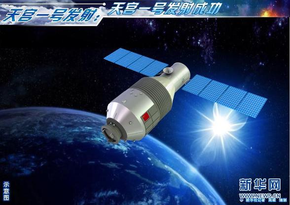 中国成功发射天宫一号开启太空探索空间站时代