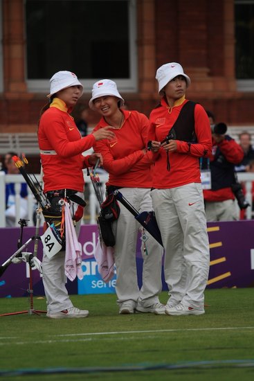 伦敦奥运射箭测试赛:中国女子队获团体银牌(图