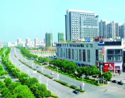 黄陂经济发展环境美好平安和谐的幸福新城区