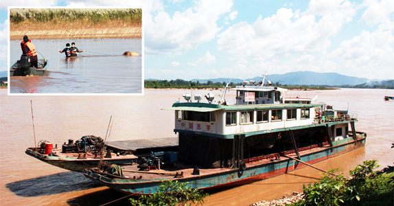湄公河惨案第12名中国船员遗体找到(图)