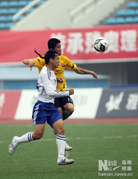 全国残运会聋人足球赛--北京胜海南\/组图