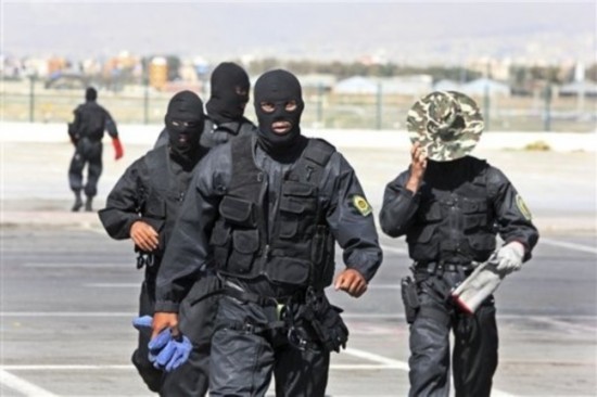 伊朗特种警察部队展示反恐作战技能(组图)