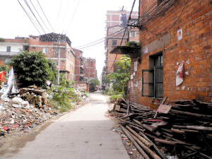 本报南宁讯 (记者阮萃)南宁市民戴先生家住江南区平西村内的福居路