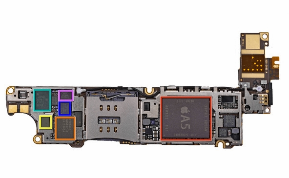 -苹果制造的A5芯片,1GHz双核处理器