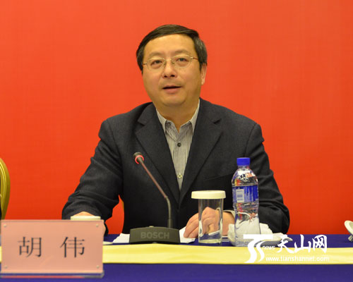 自治区党委常委,宣传部部长胡伟讲话