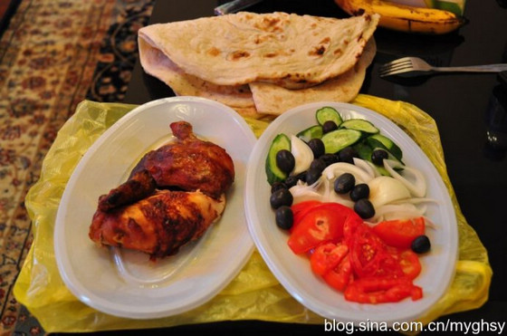 实拍伊拉克饭馆的美食(组图)