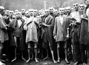 纳粹集中营中的被虐战俘