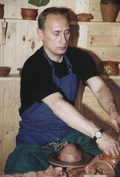 普京柔情一面 的萌照(组图)