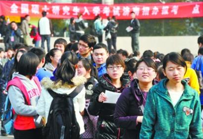 明年硕士研究生考试报名昨起现场确认(图)