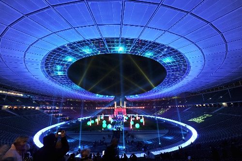 图文:柏林奥林匹克体育场落成75周年 美妙绝伦