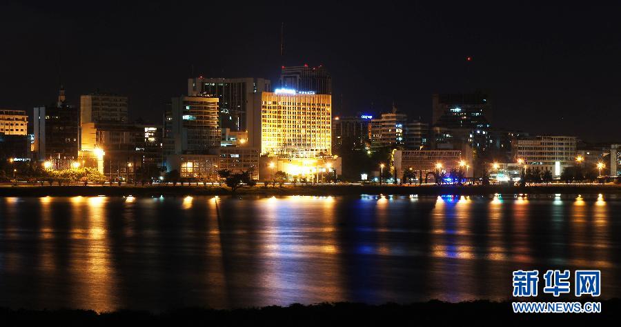 科特迪瓦经济首都阿比让之夜(组图)