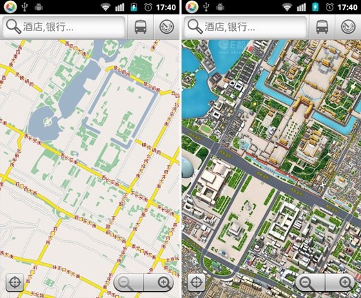 真实直观的地图体验 e都市三维地图试用图片