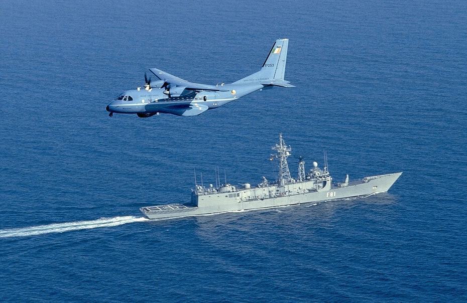 墨西哥海军接收首架空客cn235 mpa海上巡逻机(组图)