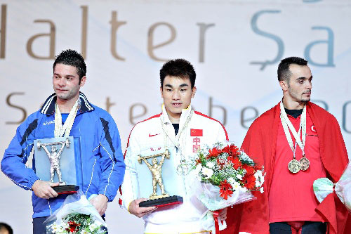 2010世锦赛69KG2金1银破挺举和总成绩世界纪录