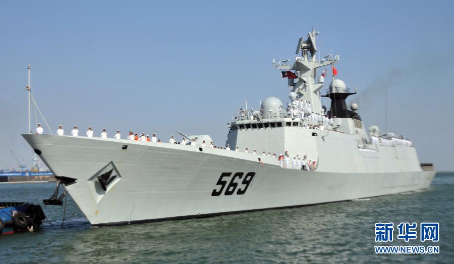 中国海军舰艇编队首次访问科威特(组图)