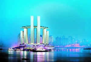 购得朝天门地块,拟在此筹建地标性城市综建筑群