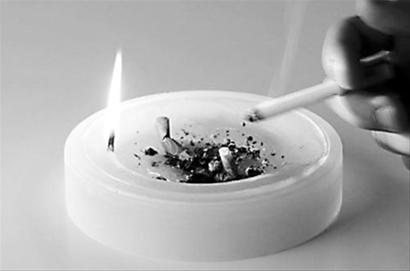 蜡烛烟灰缸(图)
