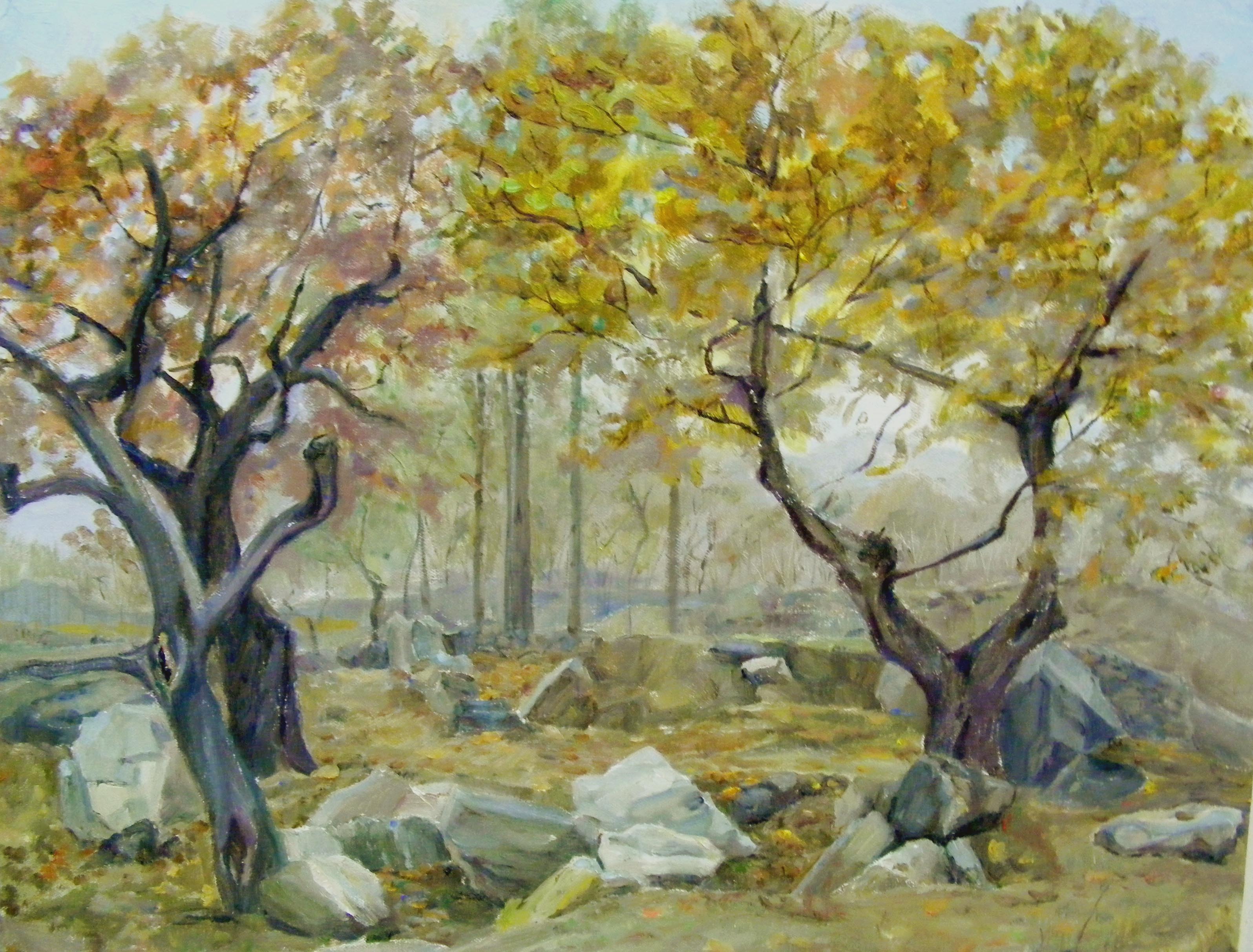 山东大学艺术学院成功举办“李平教授师生油画风景写生作品展”