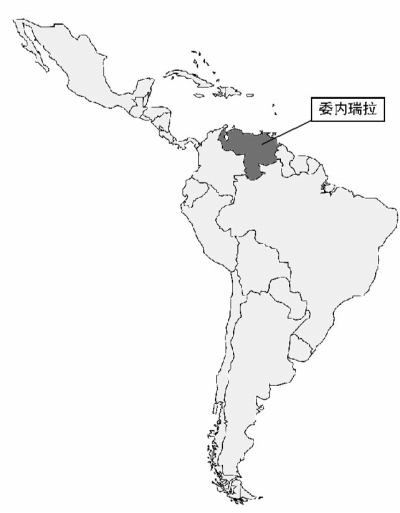 拉丁美洲地图中文版