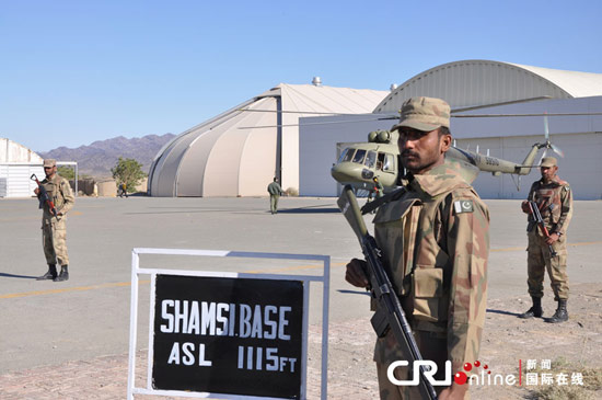 美军驻巴基斯坦舍姆西空军基地10年 昨完全撤