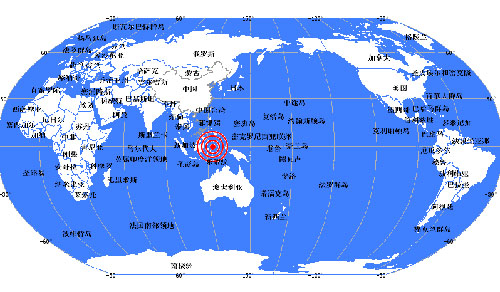 印尼苏拉威西岛附近海域发生6.1级地震(组图)