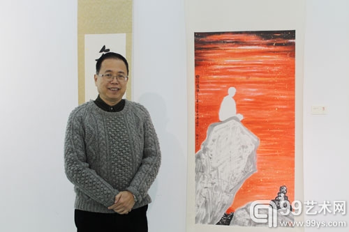 "非常罗汉—罗青个展"在上海九十九度艺术中心开幕1(组图)