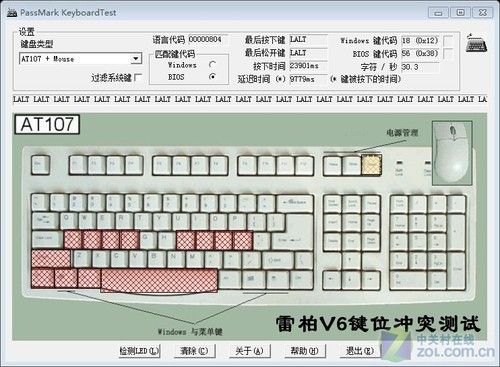 支持多键无冲突 五款游戏键盘对比测试(组图)