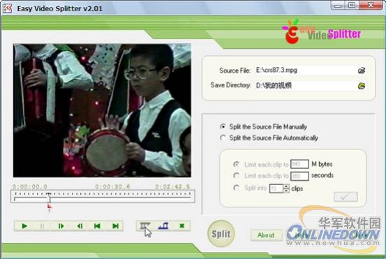 免费易用视频截取利器：Easy Video Splitter