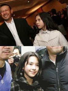 明星女儿比爸爸妈妈还; 姜文17岁混血女儿姜一郎近照 漂亮!