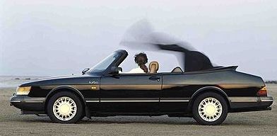 1986年,saab 900 convertible敞篷跑车的诞生标志着它的成高清图片